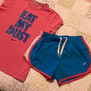 Nike set shorts and t- 8 Guc cute clean